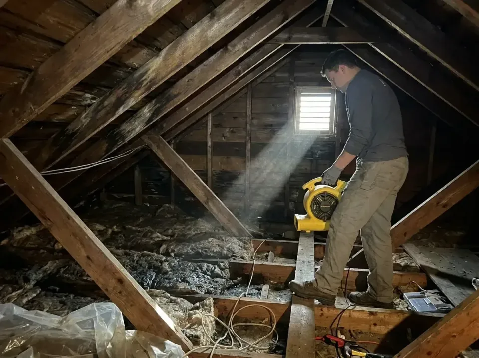 attic-water-damage-drying-proc-007 — frequently asked questions, Emergency Water Extraction & 24/7 Flood Response in Walnut…
